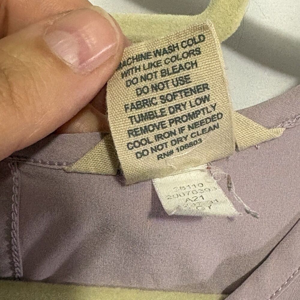 Duluth Trading Co. Flexcellence Purple Dress Size Medium Wicking Athleisure - Picture 6 of 8